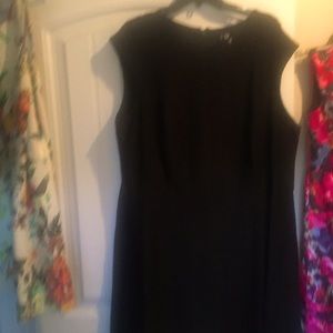 Plus size 22 Sleeveless Black Dress Nwot